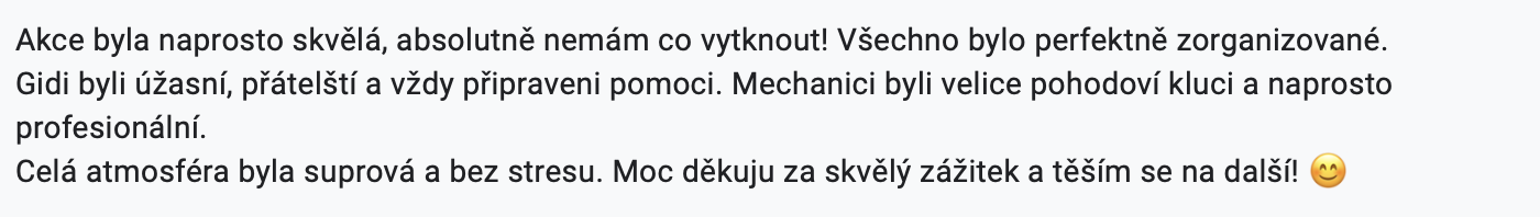 Recenze zákazníka